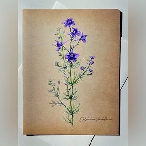 Flower Blank Greeting Card